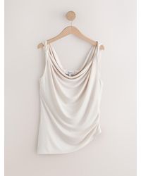 Next - N. Premium Sleeveless Drape Top - Lyst