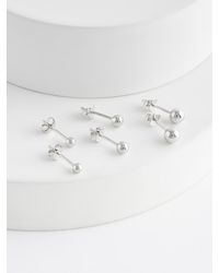 Next - Graduated Ball Stud Earrings 3 Pack - Lyst
