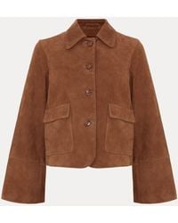 Phase Eight - Phase Eight Indira Suede Jacket - Lyst