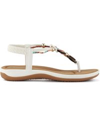 Pavers - Elasticated Toe Post Sandals - Lyst
