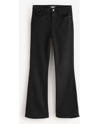 PAIGE - Shadow High Rise Laurel Canyon Jeans 32 Inch - Lyst