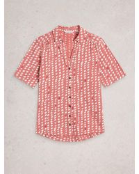White Stuff - Stuff Annie Short Sleeve Jersey Shirt - Lyst