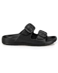 Totes - Solbounce Double Buckle Adjustable Slides - Lyst