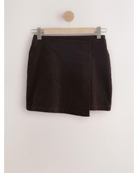 Next - Corduroy Mini Wrap Skirt - Lyst