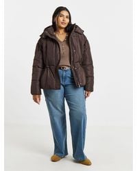 Simply Be - Short Padded Coat - Lyst