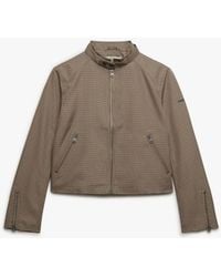 Superdry - Moto Check Jacket - Lyst
