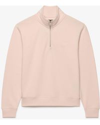Superdry - Signature Emb Half Zip Sweat Top - Lyst