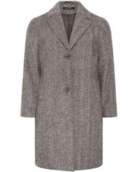 Evans - Herringbone Collared Jacket - Lyst