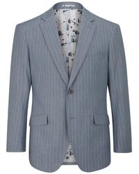 Skopes - Single Breasted Tailored Fit Stripe Levins Suit Jacket - Lyst