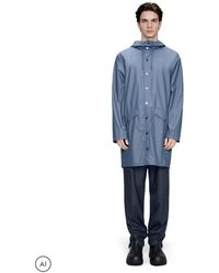 Rains - Long Waterproof Jacket - Lyst