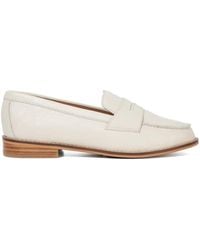Dune - Wide Fit Leather Ginelli Flexi Sole Penny Loafers - Lyst