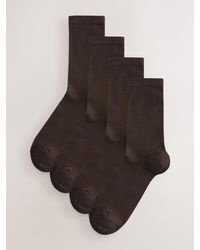 Next - Supersoft Ribbed Ankle Socks 4 Pack - Lyst