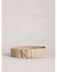 White Stuff - Leather Weave Belt - Lyst