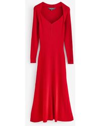 Sosandar - Ausgestelltes Midikleid Mit Sweetheart-Ausschnitt - Lyst