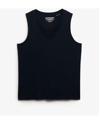Superdry - Studios V-Neck Vest - Lyst