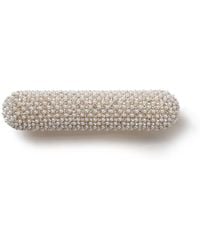 Aela - Sparkle Pearl Barette Clip - Lyst