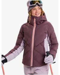 Roxy - Snowdrift Technical Padded Waterproof Ski Jacket - Lyst