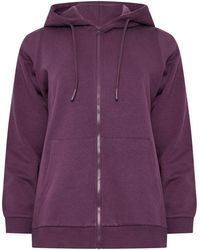 M Com - Zip Through Essential Hoodie - Lyst