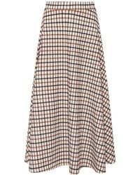 PixieGirl Petite - Pixiegirl Checked Maxi Skirt - Lyst