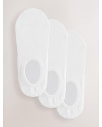 Next - Basic Invisible Socks 3 Pack - Lyst