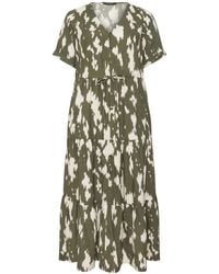 Evans - Half Placket Dress - Lyst