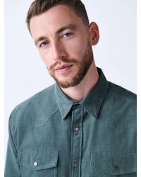 Next - Western Styling Long Sleeve Cord Shirt - Lyst