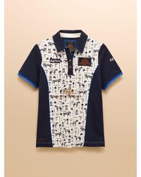 Joules - Official Blenheim European Championship Horse Print Pique Polo Shirt - Lyst