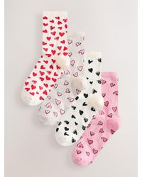 Next - Sketchy Heart Ankle Socks 4 Pack - Lyst