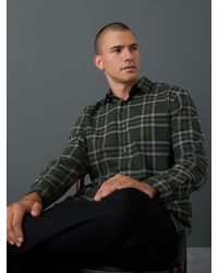 Next - Brushed Flannel Shirt - Lyst