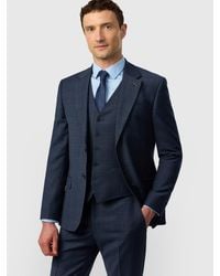 Ted Baker - Slim Fit Hopsack Check Jacket - Lyst