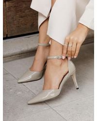 Linzi - Maci Stiletto Court Heels With Ankle Strap - Lyst