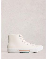 White Stuff - Stuff Pippa Hi-Top Trainers - Lyst