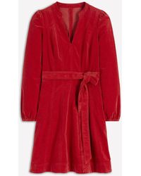 Boden - Ros Panelled Cord Short Dress - Lyst