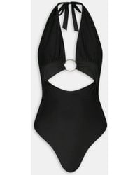Tala - Halter Plunge Ring Bikini Swimsuit - Lyst