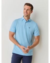 Peter Millar - Hales Performance Sean Self Collar Jersey Polo Shirt - Lyst