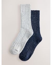 Next - Sparkle Knitted Ankle Socks 2 Pack - Lyst