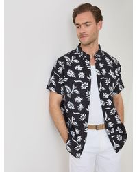 Threadbare - Button Down Collar Short Sleeve Shirt - Lyst