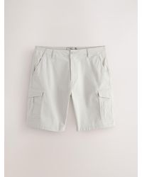Next - Stretch Cotton Rich Cargo Shorts - Lyst