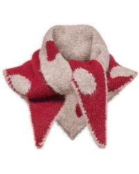 ONLY - Knitted Triangle Scarf - Lyst