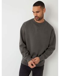 Threadbare - Oversized Fit Crew Neck Sweatshirt - Lyst
