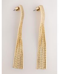 Next - Sleek Chain Drop Earrings - Lyst