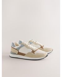 Next - Colour Trainers With Suede Trim - Lyst