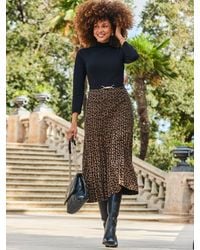 Sosandar - Two Part Knitted Midi Dress With Belt - Lyst