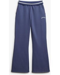Superdry - Athletic Essentials Logo Low Rise Flare Joggers - Lyst