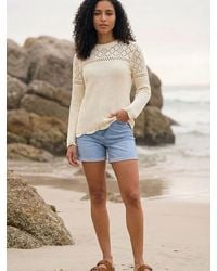 Roman - Textured Wave Hem Knit Jumper - Lyst