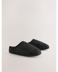 Next - Corduroy Mule Slippers - Lyst