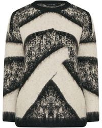 Evans - Animal Brushed Jumper - Lyst