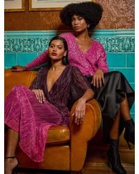 Roman - Buttoned Tinsle Knit Cardigan - Lyst