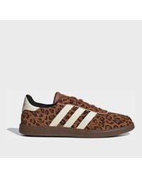 adidas - Leopard Print/ Breaknet Sleek Trainers - Lyst