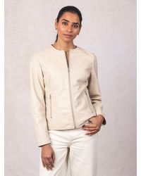 Lakeland Leather - Crosby Collarless Jacket - Lyst